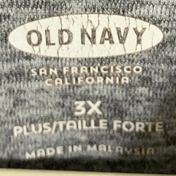 (T204) Old Navy Women's 3XL Plus Size Half-Zip Pull Over, Black & White - Picture 14 of 16